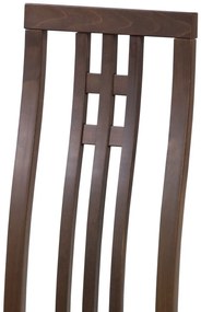 Set de scaune de sufragerie BC-2482, nuc, 2 buc