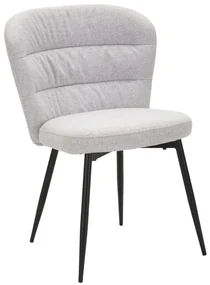 Mauro Ferretti Scaun Losanna Gri Set 2 Bucati cm 58X60,5X85 | Aosom Romania