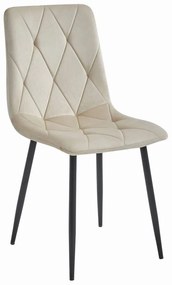 Scaun Bucatarie/Dining Fido Catifea Bej