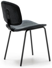 Scaune de dining negre 2 buc. Arus – Marckeric