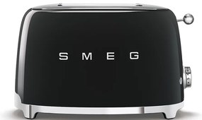 Toaster negru 50's Retro Style P2, 950W - SMEG