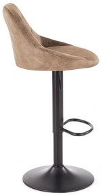 Scaun de bar H101 velvet bej