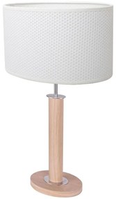 Spot-Light 7017400211535 - Lampă de masă MERCEDES 1xE27/40W/230V stejar