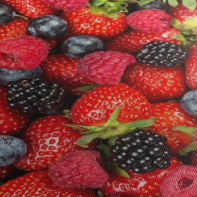 Tablou - Încărcătură de fructe (cu ceas) (90x30 cm)