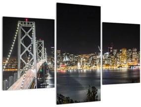 Tablou cu podul Brooklin și New York (90x60 cm)