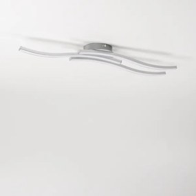 Plafonieră LED 3 x 6W, 230V, 3000K, argintie