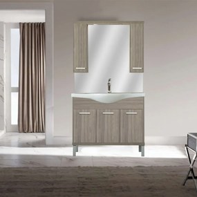 Dulap inferior pentru mobilă Nerva 105 cm, cu lavoar, ulm Rauna