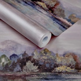 Tapet Lakeside, Sunset Pink Luxury Landscape, 1838 Wallcoverings, 5.3mp / rola