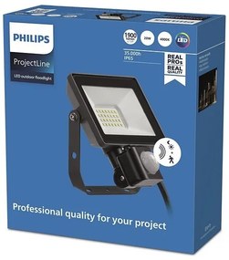 Proiector LED de exterior cu senzor PROJECTLINE LED/20W/230V IP65 4000K Philips