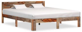 Cadru de pat, 140 x 200 cm, lemn masiv de sheesham 140 x 200 cm