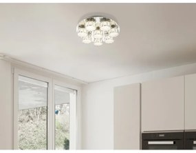 Plafonieră LED dimabilă Globo 49350D5 AMUR LED/64W/230V 4000K d. 50 cm