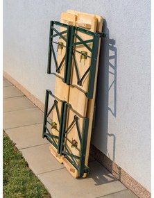 Happy Green Set de grădină cu spătar 75 x 60 x 115cm, maro deschis