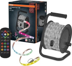 Osram - Bandă LED RGB reglabilă pentru exterior FLEX 15m LED/100W/230V IP65 + telecomandă