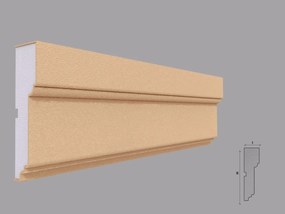 Ancadrament fereastra exterior FP120 dimensiuni 140x40x2000mm