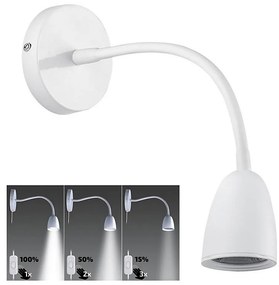 Veioză LED flexibilă dimabilă Brilagi LED/4W/230V alb