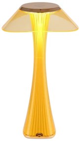 Lampă LED reîncărcabilă dimabilă de masă Globo 21025A AMBRA LED/2,5W/3,7V 2700K/4500K/6500K auriu