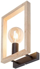 Aplica de perete design industrial Indigo negru