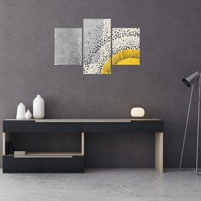 Tablou - pictură abstractă de plajă N⁰3 (90x60 cm)