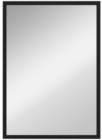 HOMCOM Oglindă Dreptunghiulară pentru Baie 50x70 cm Oglindă de Perete Decorativă pentru Living Intrare Hol Orizontală sau Verticală Negru | Aosom Romania