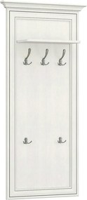 Cuier de perete TIFFANY II, grej, PAL laminat, 70x22x150 cm