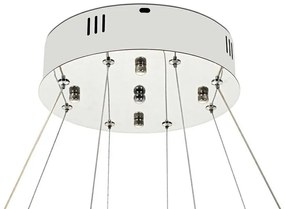 Lustra LED moderna design deosebit CHARMES 130 crom