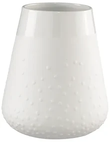 Vaza de portelan alba DOTS