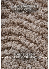 Covor tip traversă bej 80x240 cm Chappe Beige – Elle Decoration