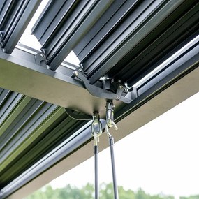 Pergolă luxoasă din aluminiu 3x4