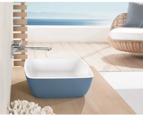 Lavoar pe blat, Villeroy&amp;Boch Artis, material TitanCeram, 58x38cm, Ocean, 417258BCW2