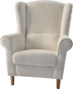 Fotoliu, textil crem Coral, CHARLOT