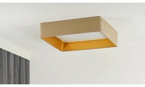 Brilagi-LED Corp de iluminat dimabil VELVET SQUARE LED/36W/230V Wi-Fi Tuya+telecomandă bej