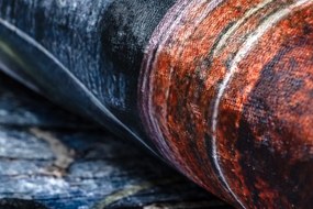 ANDRE 33550 covor lavabil condimente bucatarie, anti-alunecare - albastru / verde