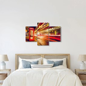 Tablou cu căsuța telefonică roșie din Londra (90x60 cm)
