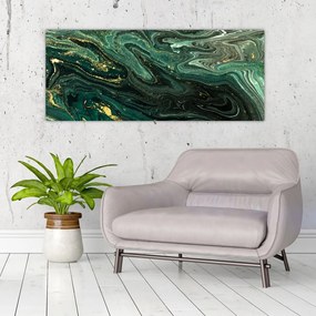 Tablou - Marmură verde (120x50 cm)