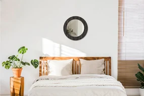 Decoratiuni perete cu oglinda Rezumat metalic