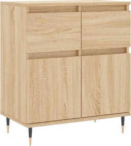 vidaXL Servantă, stejar sonoma, 60x35x70 cm, lemn prelucrat