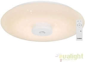Plafoniera LED cu detector de fum si telecomanda Modena 1221923 NV