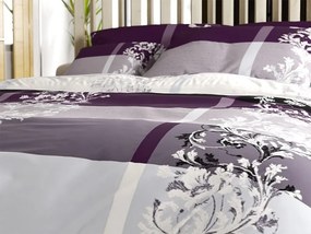 Lenjerie de pat din polibumbac LUXURY mov Dimensiune lenjerie de pat: 2 buc 70 x 90 cm | 200 x 220 cm