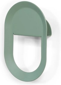 Cârlig verde prăfuit de montat pe perete din oțel Coucou – Spinder Design