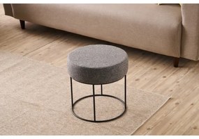 Taburet RELO, diametru 40 cm, antracit