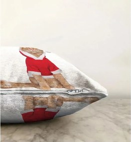 Față de pernă 43x43 cm cu model de Crăciun – Mila Home