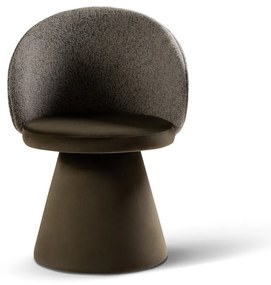 Fotoliu verde închis cu tapițerie din catifea Inez – Micadoni