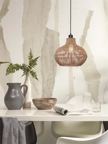 Lustra/ Pendul eco din ratan Kalahari nat., S