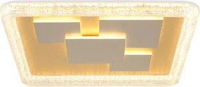 Globo 48476-40 - Plafonieră LED LORAINE LED/40W/230V 48,8x48,8 cm aurie