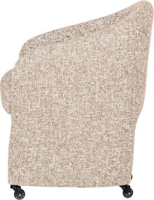 Scaun de birou bej tapițat Cordo – WOOOD