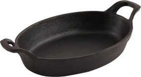 Tava din fonta cu urechi ovala 27,5 cm