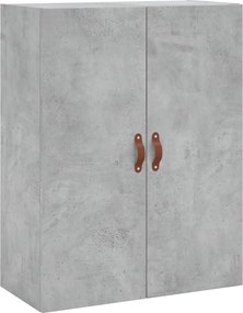 vidaXL Dulap cu montaj pe perete, gri beton, 69,5x34x90 cm