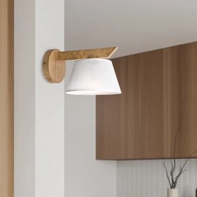 Aplică Brilagi ANTHONY 1xE14/40W/230V stejar/alb