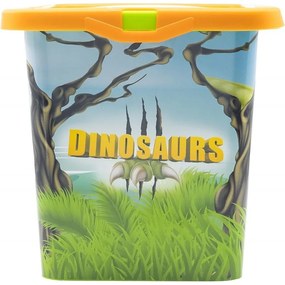 Dinozaur Range cutie de depozitare din plastic 7 L