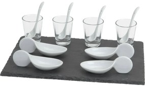 Set de servire pentru gustări EH 13 buc ,spoon